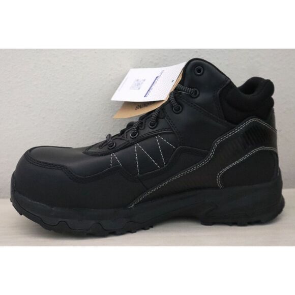 Shoes for Crews x Ace Men's Sz 9.5M Black Piston Mid - Aluminum Toe Work Boots - Picture 5 of 14